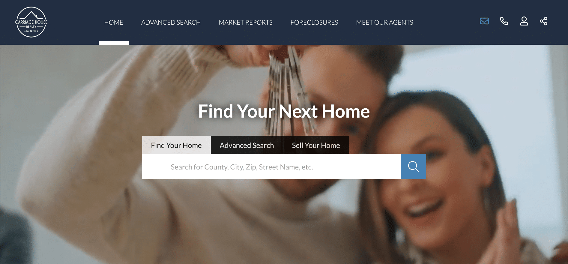 Real Geeks Real Estate Website Design | Excel on the Web