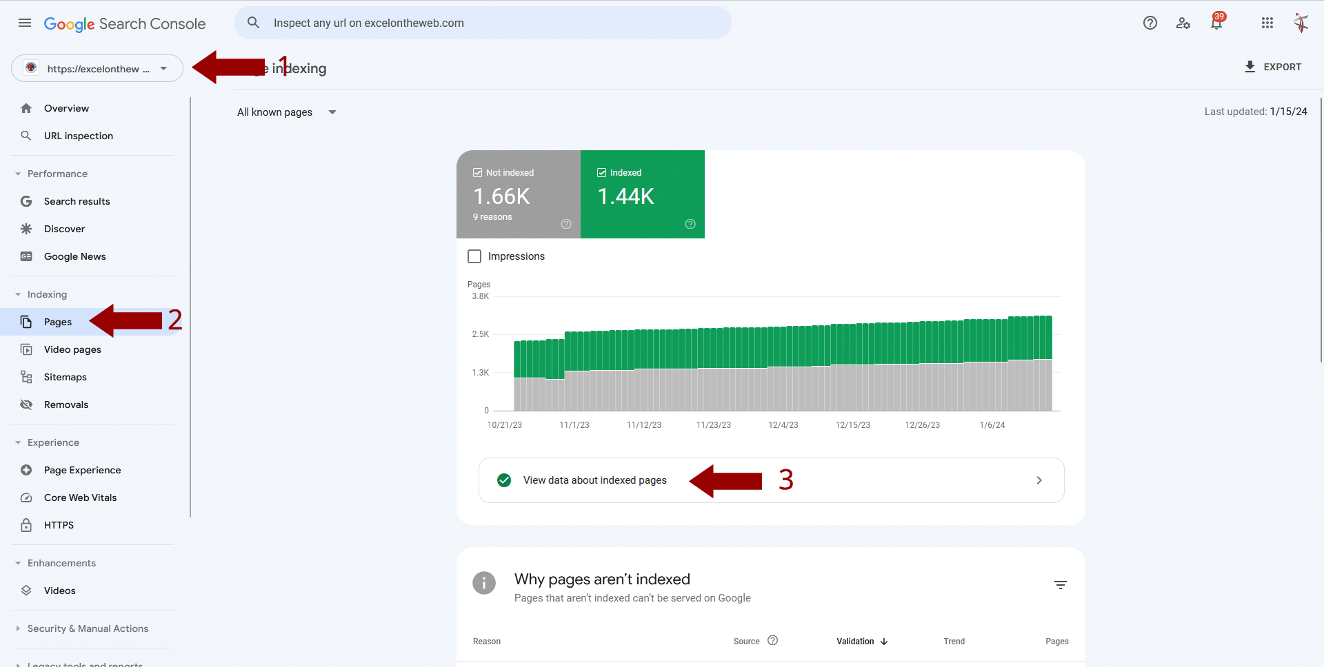 Export From Google Search Console 1